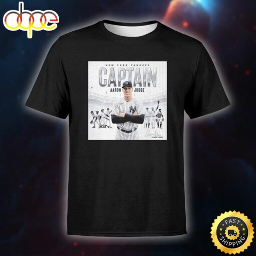 16th Captain In Franchise History Captain Aaron Judge Poster T-Shirt