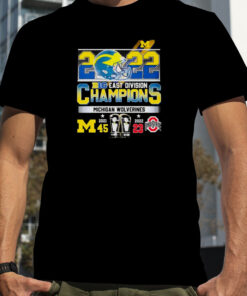 2022 Big Ten East Division Champions Michigan Wolverines 45-23 Ohio T-shirt
