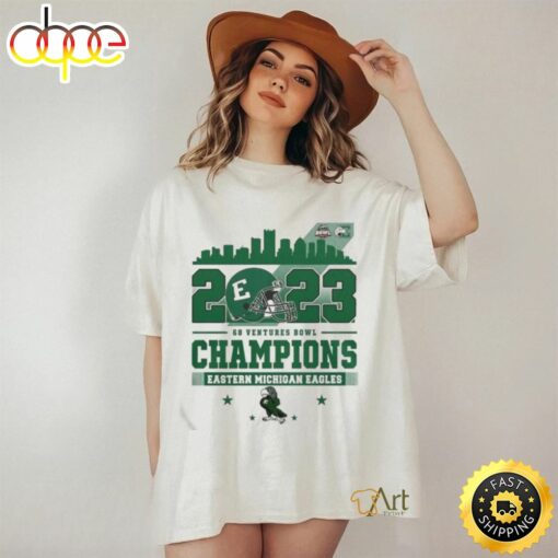 2023 Go Ventures Bowl Champions Eastern Michigan Eagles Shirt