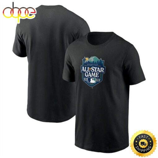 2023 MLB All-Star Game Essential Performance Black T-shirt