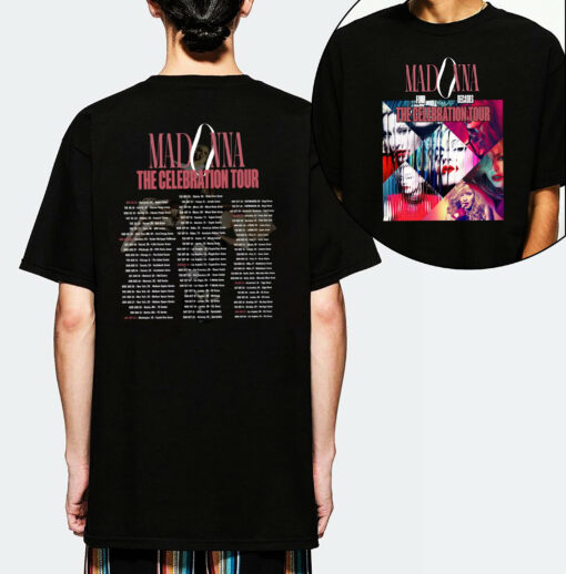 2023 Madonna Four Decades The Celebration World Tour T-Shirt