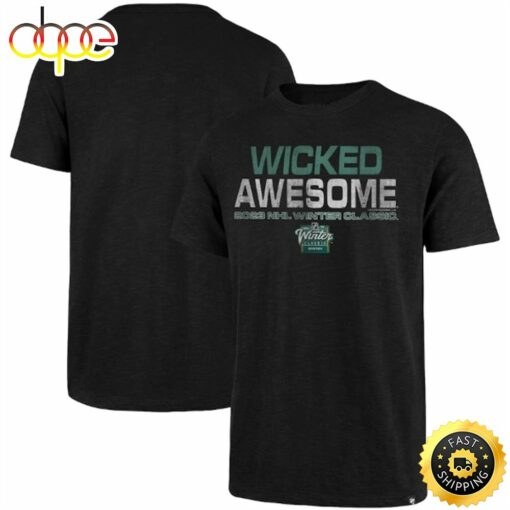 2023 NHL Winter Classic ’47 Wicked Awesome Scrum from ’47 – Black T-shirt