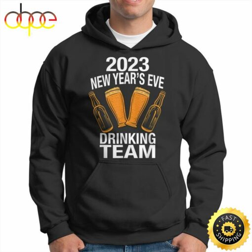 2023 New Years Eve Drinking Team Funny New Years Eve Unisex Basic T-shirt