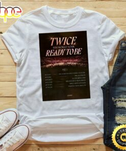 2023 Twice Ready To Be 5th World Tour Unisex T-shirt