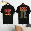 2024 Acdc Pwr Up World Tour Shirt, Rock Band Acdc Graphic Shirts