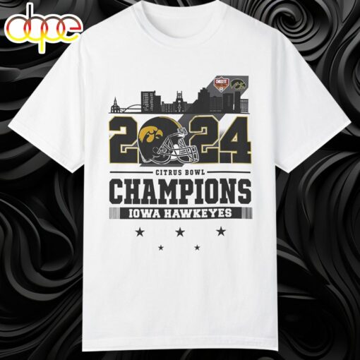 2024 Citrus Bowl Champions Iowa Hawkeyes T-Shirt