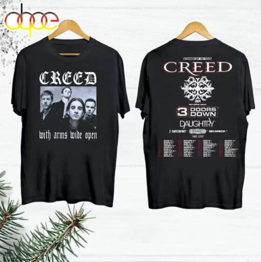 2024 Creed Band Tour Vintage T-Shirt