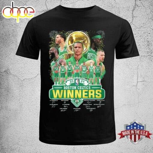 2024 NBA Boston Celtics Winners T-Shirt Unisex