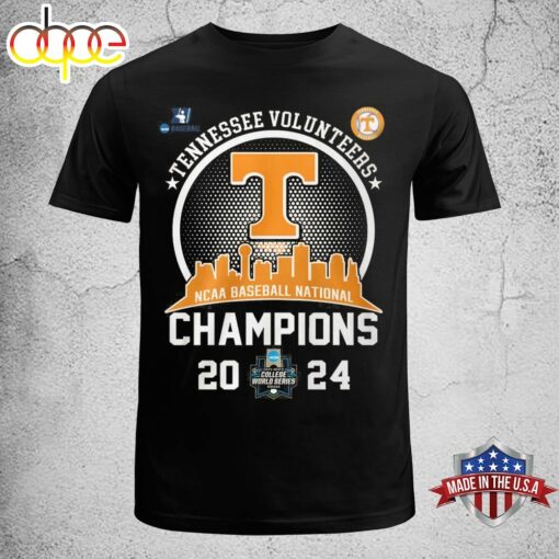 2024 NCAA Baseball Champions Tennessee Volunteers Unisex T-shirt