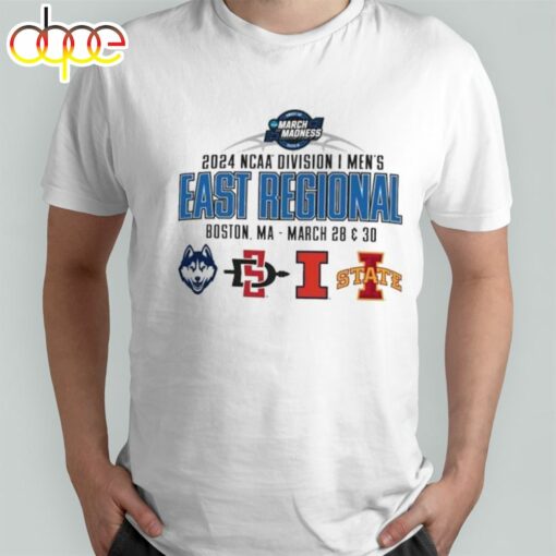 2024 Ncaa Division I Men’s East Regional Boston Ma March 28 &amp 30 Shirt