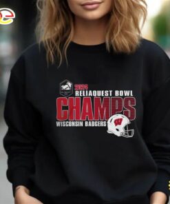 2024 Reliaquest Bowl Champions Merch Wisconsin Badgers Unisex T-Shirt