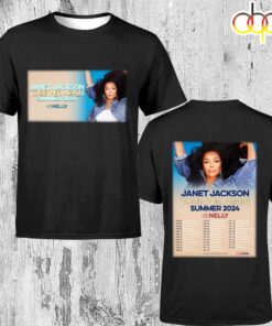 2024 Tour Janet Jackson Together Again Poster Unisex T-Shirt