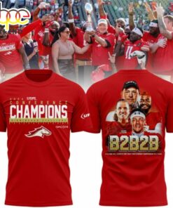 2024 USFL Conference Champions Birmingham Stallions 3D RED T-Shirt