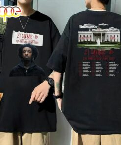 21 Savage Tour 2024 The American Dream Tour 2024 Shirt 2 Sides Shirt