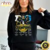 23 24 Michigan Wolverines Champions Member Signatures Shirt
