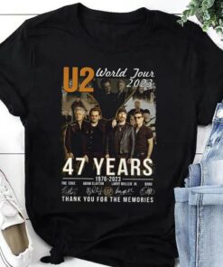47 Years U2 Band Signature Shirt U2 Band Shirt Achtung Baby