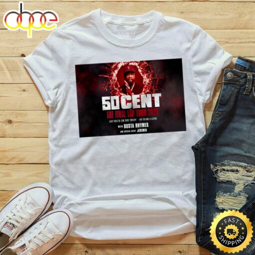 50 Cent Celebrates Get Rich Or Die Tryin Anniversary Tour Unisex Tshirt