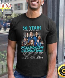 50 Years Bruce Springsteen And The Street Band Thank You For The Memories Unisex T-Shirt