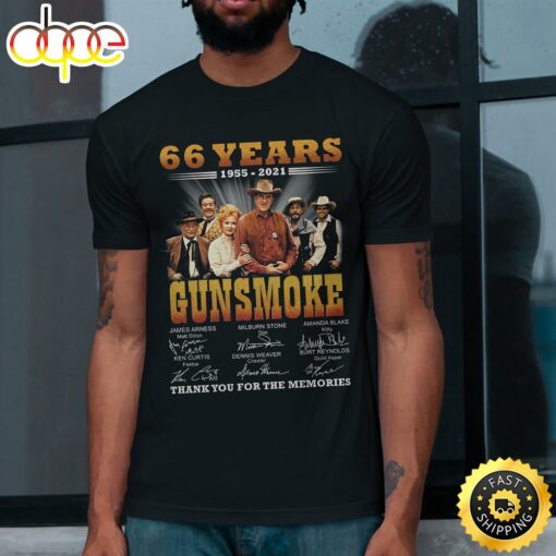 66 Years Gunsmoke Thank You For The Memories Unisex T-Shirt