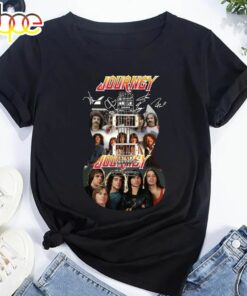 90s Vintage Journey Rock Band Signatures T-Shirt