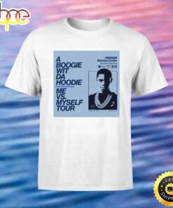 A Boogie Wit Da Hoodie Me vs. Myself Tour Brooklyn New York Black T-shirt