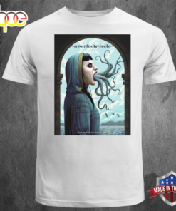 A Perfect Circle Tonight Poster For Alpharetta GA At Ameris Bank Ampitheatre On April 09 2024 T-shirt