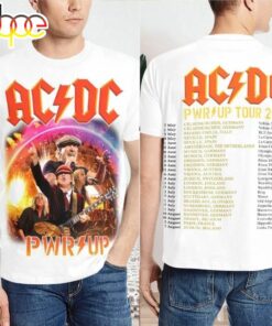 ACDC PWR UP Tour 2024 Unisex T-Shirt Current Tour 2024 Dates