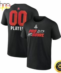 AFC Fanatics Branded 2023 Pro Bowl Pick-A-Player Black T-shirt