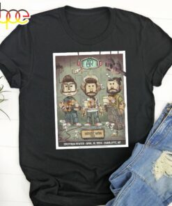 AJR Charlotte April 10 2024 Tour Poster T-shirt