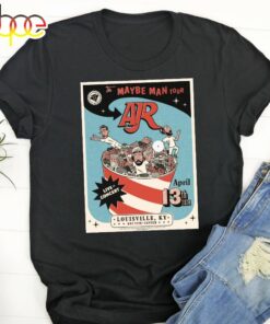 AJR Louisville April 13, 2024 Black T-shirt