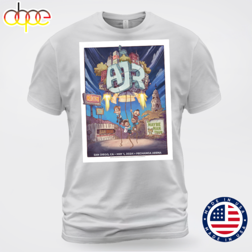 AJR May 1-2024 Pechanga Arena San Diego CA Unisex T-shirt