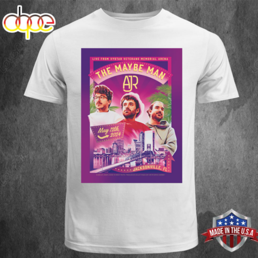 AJR May 12 2024 VyStar Veterans Memorial Arena Jacksonville FL T-shirt