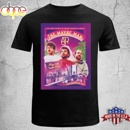 AJR May 12 2024 VyStar Veterans Memorial Arena Jacksonville FL Unisex T-shirt