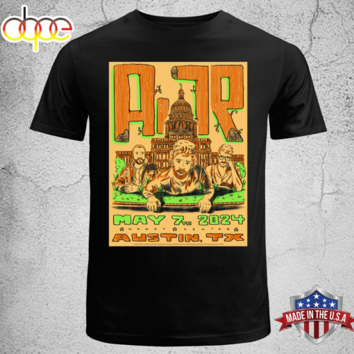 AJR May 7 2024 Moody Center Austin TX T-Shirt