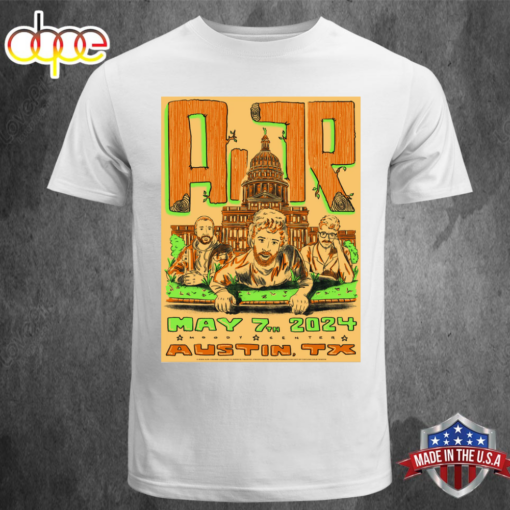 AJR May 7 2024 Moody Center Austin TX T-Shirt Unisex