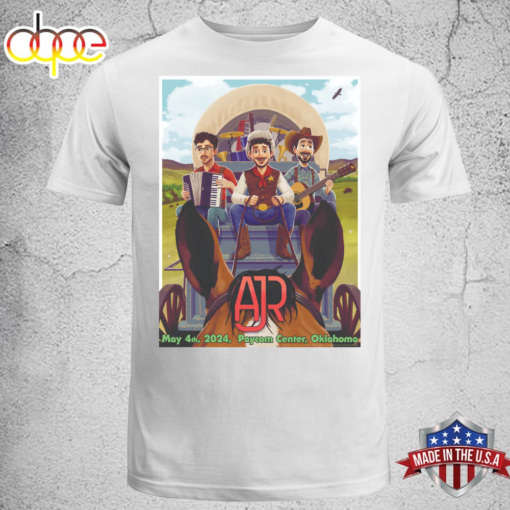 AJR Oklahoma City May 4, 2024 T-shirt Tee