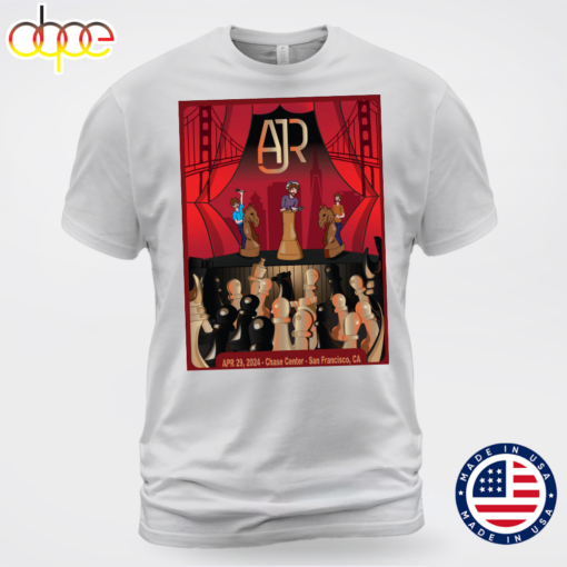 AJR San Francisco April 29, 2024 White T-shirt