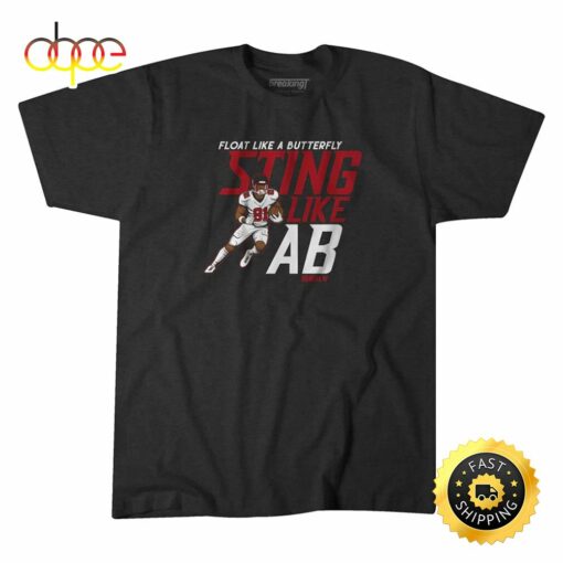 ANTONIO BROWN FLOAT LIKE A BUTTERFLY STING LIKE AB T-shirt