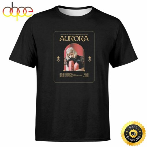 AURORA The Gods We Can Touch Asia Tour 2023 Taipei Dates Unisex T-shirt