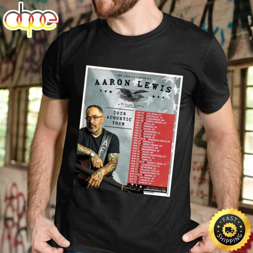 Aaron Lewis Announces Early 2023 Acoustic Tour Unisex T-shirt