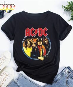 Acdc Band 90s Vintage Shirt, Acdc Band Shirt, Rock Band Acdc Pwr Up 2024 World Tour Shirt