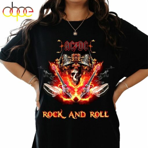 Acdc Vintage Acdc Shirt Fan Gifts Tour 2024 T-Shirt