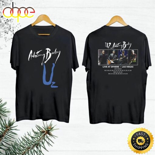 Achtung Baby Tour 2023 U2 Band Tshirt Achtung Baby Live Shirt