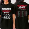 Aerosmith 2023-2024 Shirt, Peace Out Farewell Tour With The Black Crowes Tour T-Shirt