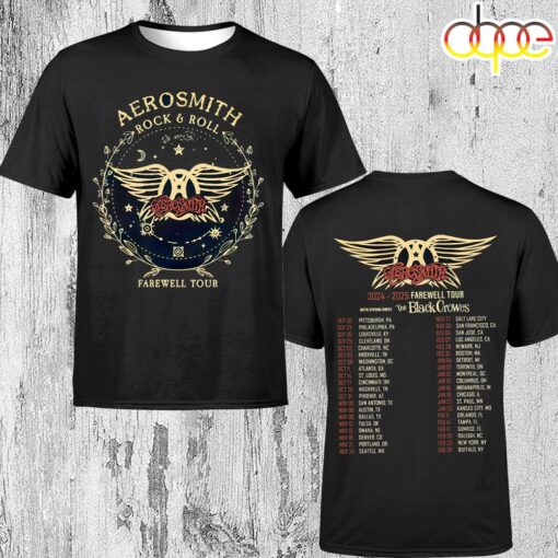 Aerosmith 2024-2025 North American Farewell Tour Unisex T-Shirt