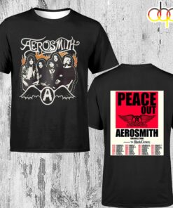 Aerosmith Tour 2024 Peace Out Aerosmith Farewell Unisex T-Shirt
