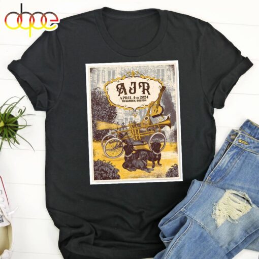 Ajr April 4 2024 At The Td Garden In Boston Ma T-Shirt