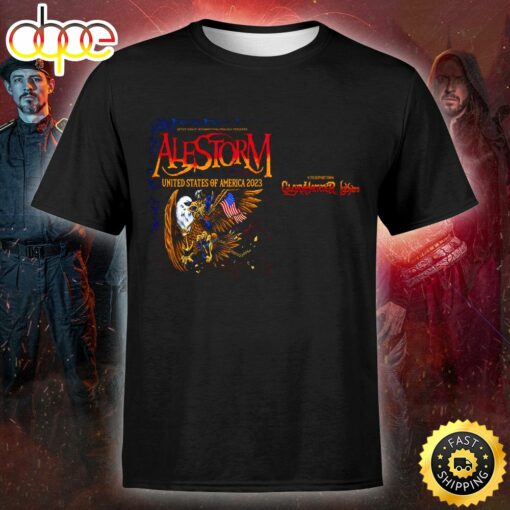 Alestorm Announces 2023 USA Tour Music Gloryhammer Lutharo Tshirt