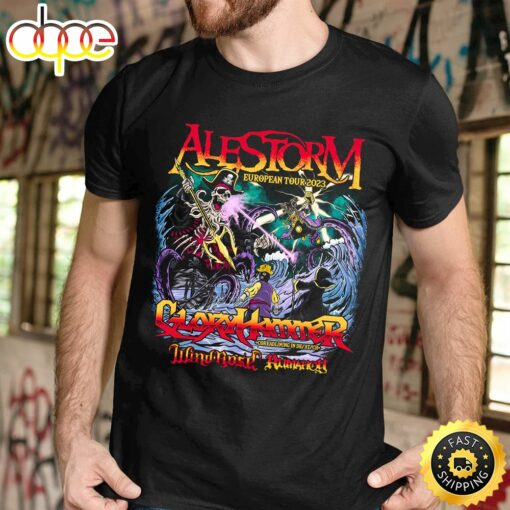 Alestorm Announces 2023 USA Tour Music Tshirt