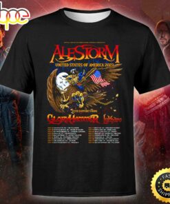 Alestorm Announces 2023 Usa Headline Tour With Direct Support From Labelmates Gloryhammer Tshirt Alestorm Announces 2023 Usa Headline Tour With Direct Support From Labelmates Gloryhammer Tshirt